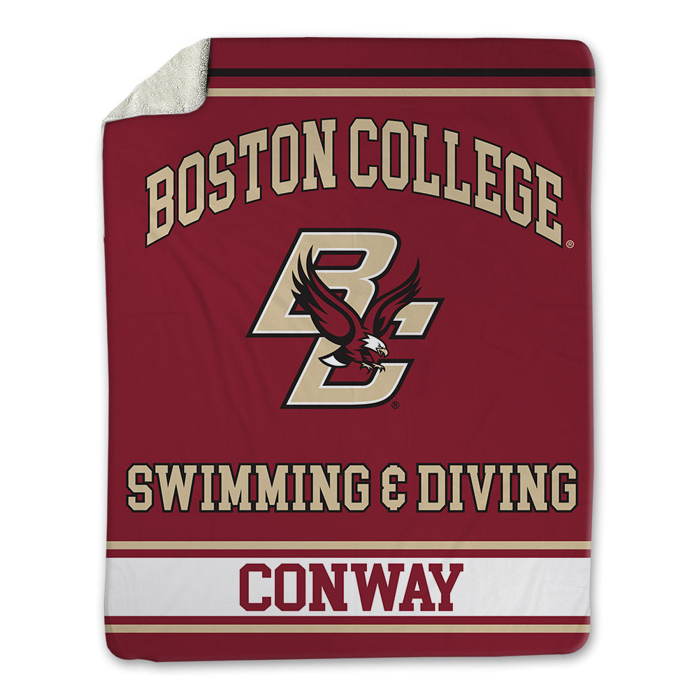 Boston College - NCAA Men's Swimming & Diving : Max Conway - Blanket-0