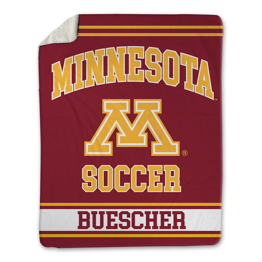 Minnesota - NCAA Women's Soccer : Emily Buescher - Blanket-0