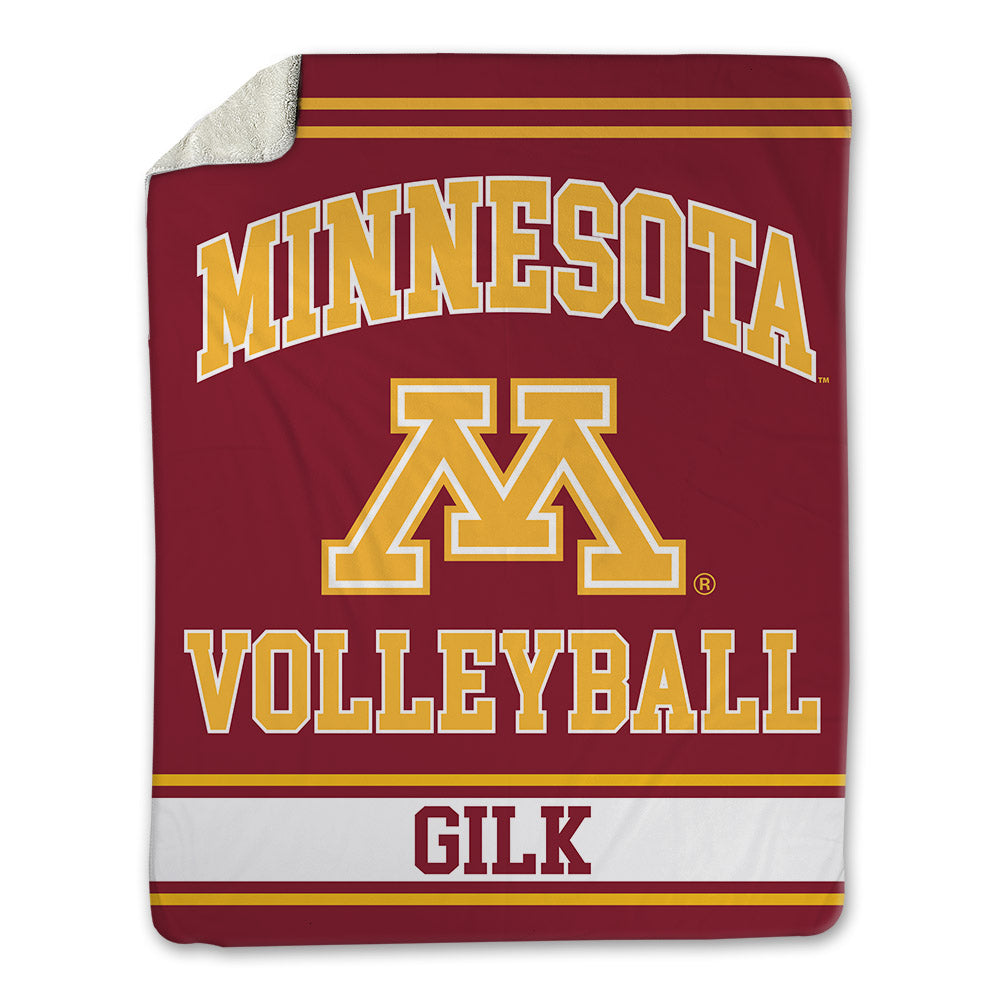 Minnesota - NCAA Women's Volleyball : Carly Gilk - Blanket-0