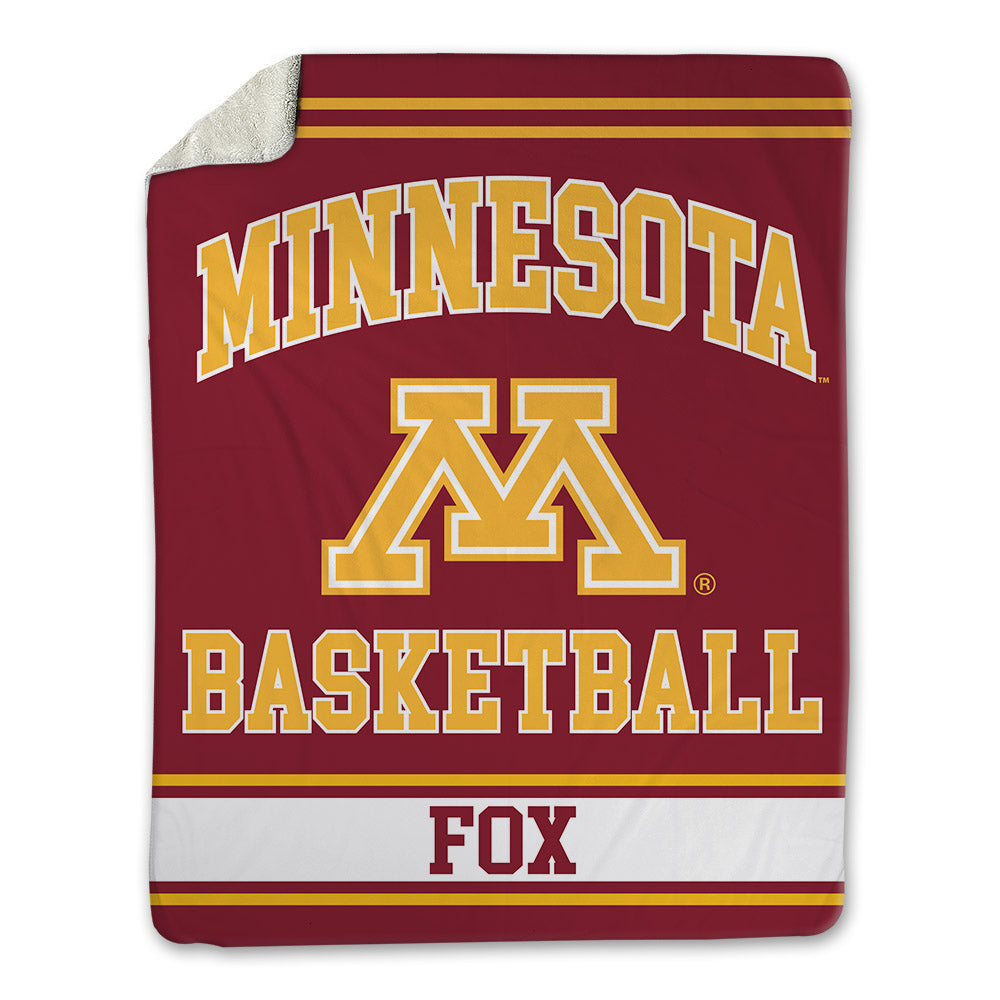Minnesota - NCAA Men's Basketball : Parker Fox - Blanket-0