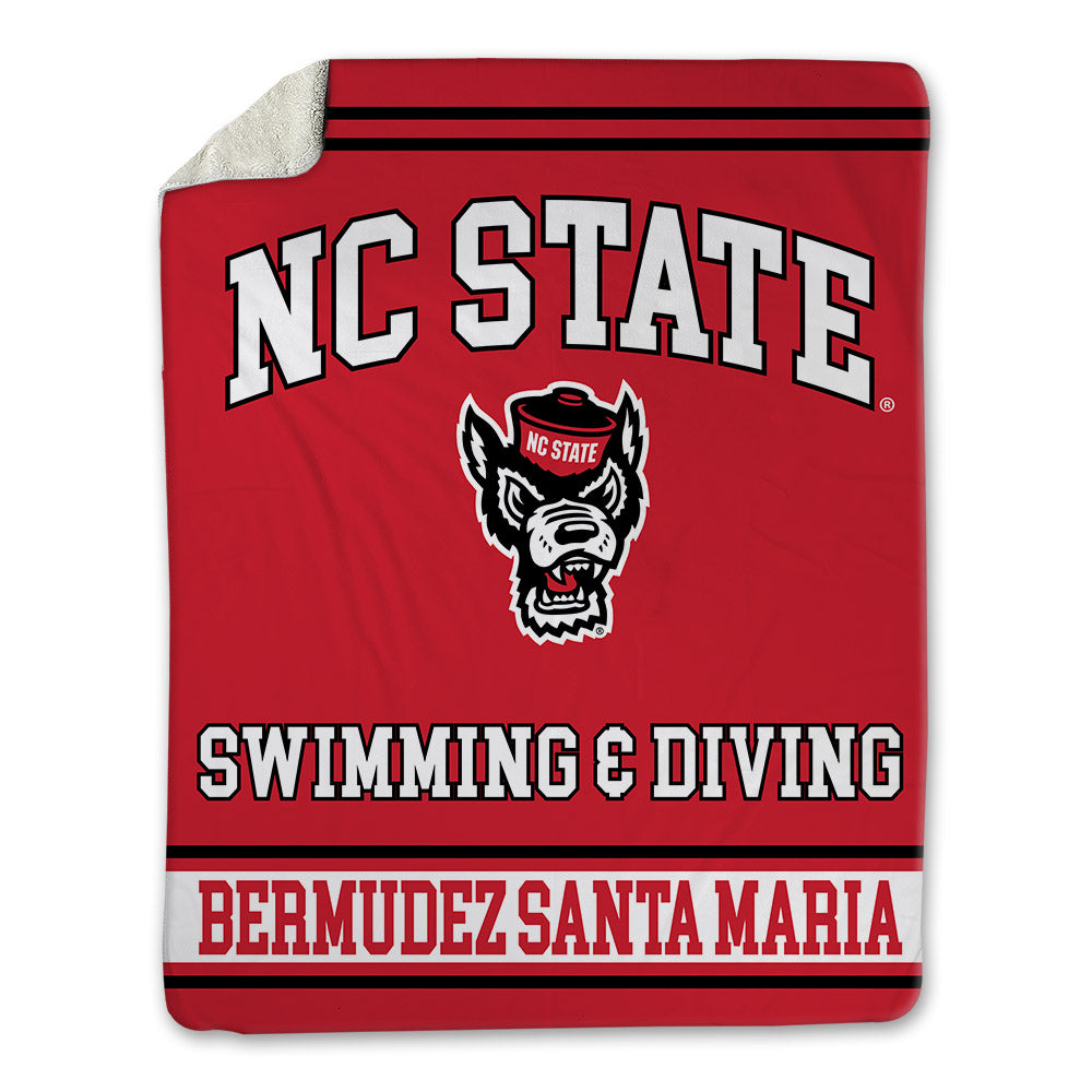 NC State - NCAA Men's Swimming & Diving : Simon Bermudez Santa Maria - Blanket-0