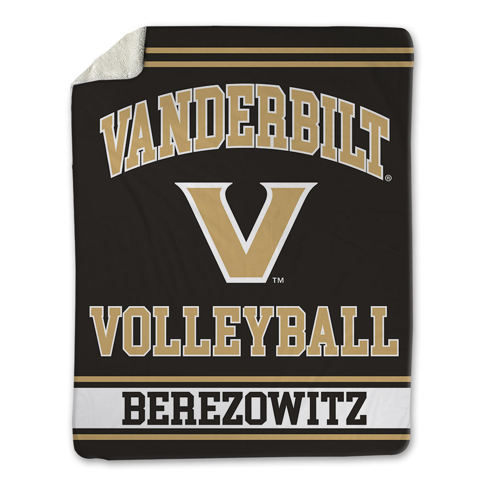 Vanderbilt - NCAA Women's Volleyball : Kati Berezowitz - Blanket-0