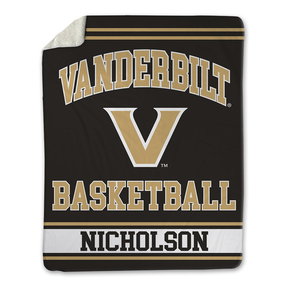 Vanderbilt - NCAA Men's Basketball : Mason Nicholson - Blanket-0