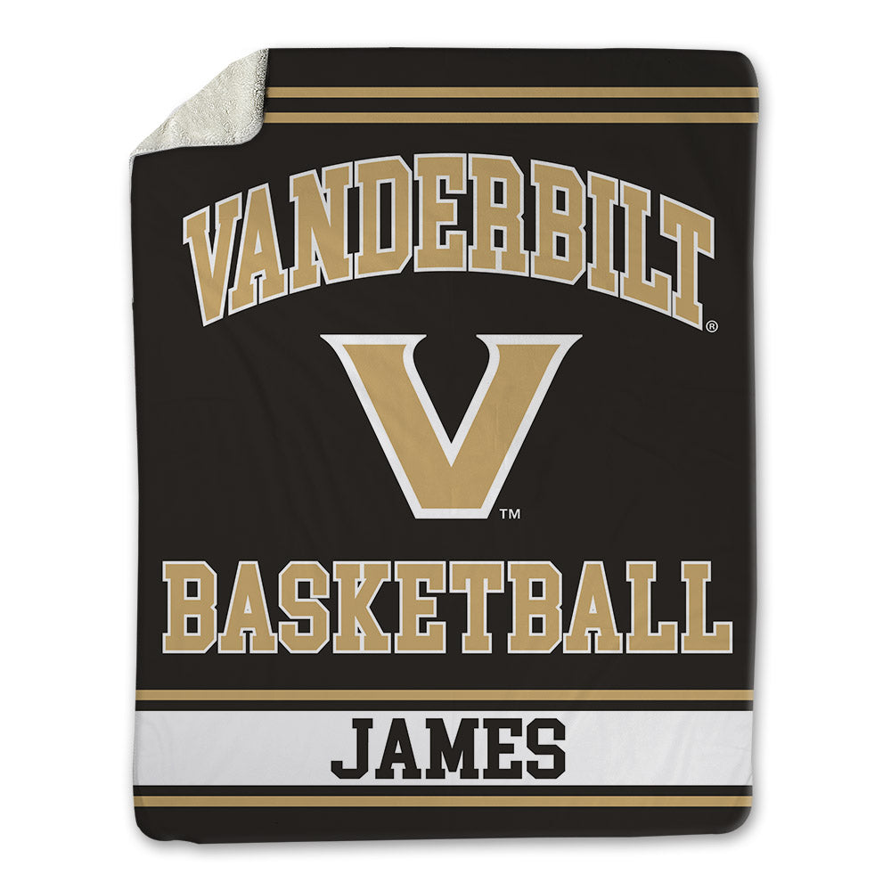 Vanderbilt - NCAA Men's Basketball : Michael James - Blanket-0