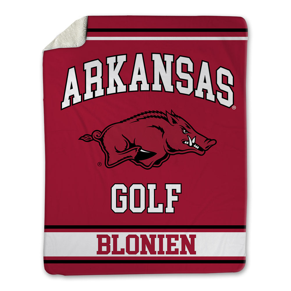 Arkansas - NCAA Women's Golf : Natalie Blonien - Blanket-0