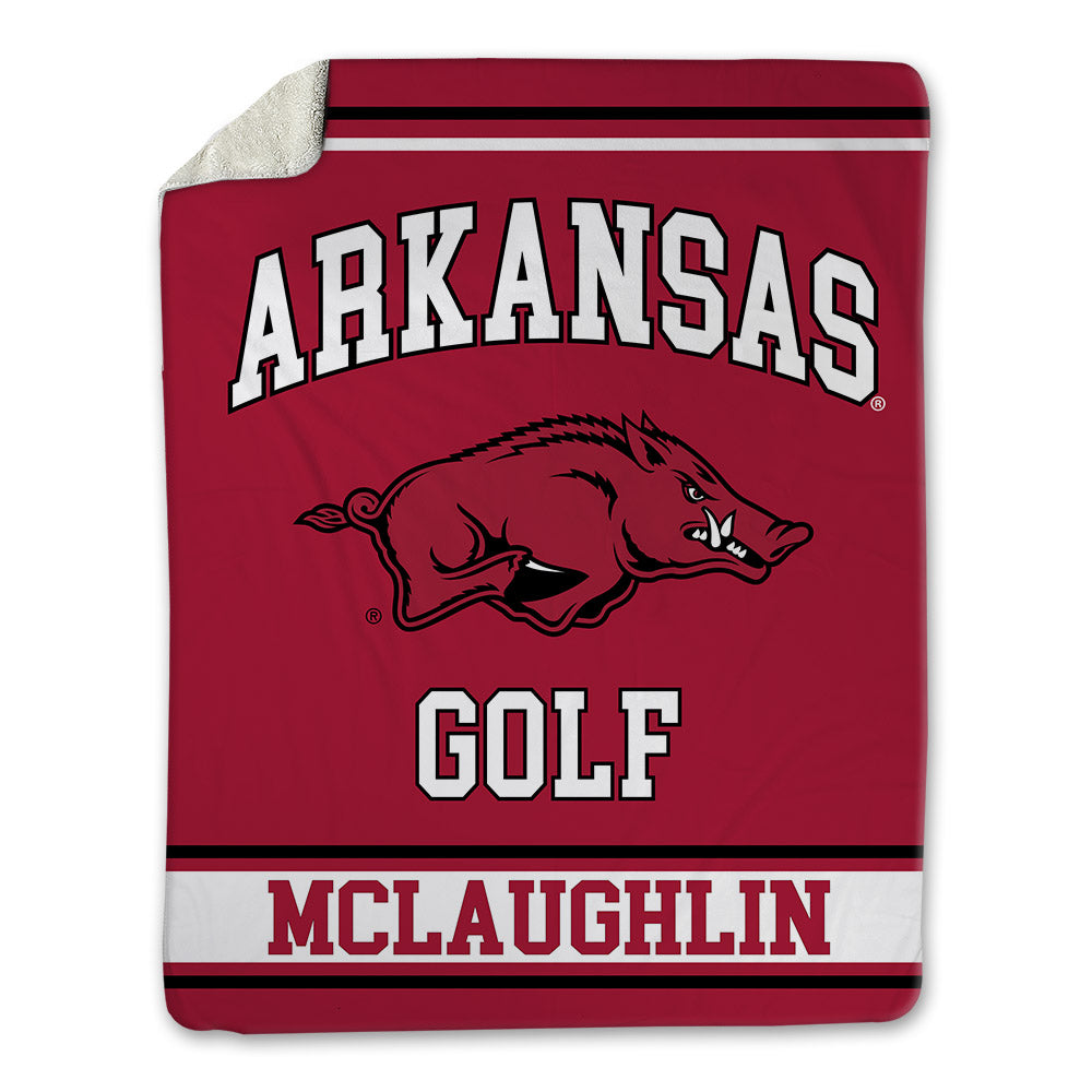 Arkansas - NCAA Men's Golf : Jackson McLaughlin - Blanket-0