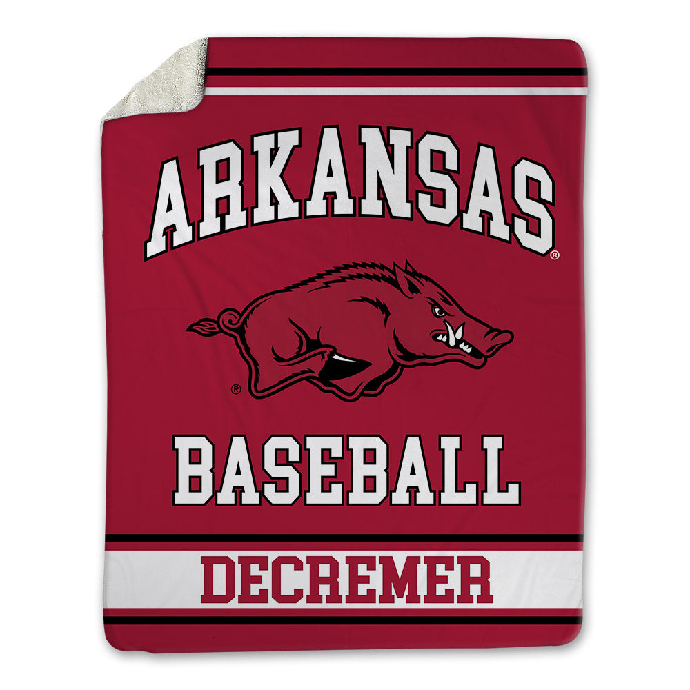 Arkansas - NCAA Baseball : James DeCremer - Blanket-0
