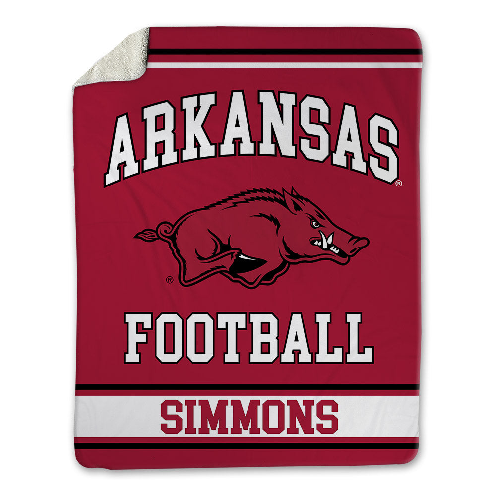 Arkansas - NCAA Football : Wyatt Simmons - Blanket-0