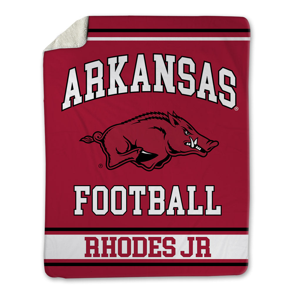 Arkansas - NCAA Football : Quincy Rhodes Jr - Blanket-0