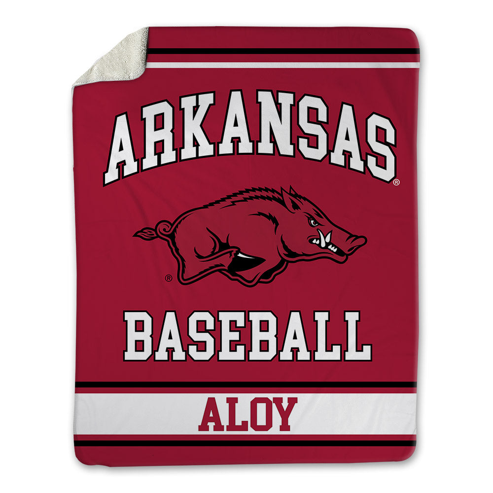 Arkansas - NCAA Baseball : Kuhio Aloy - Blanket-0