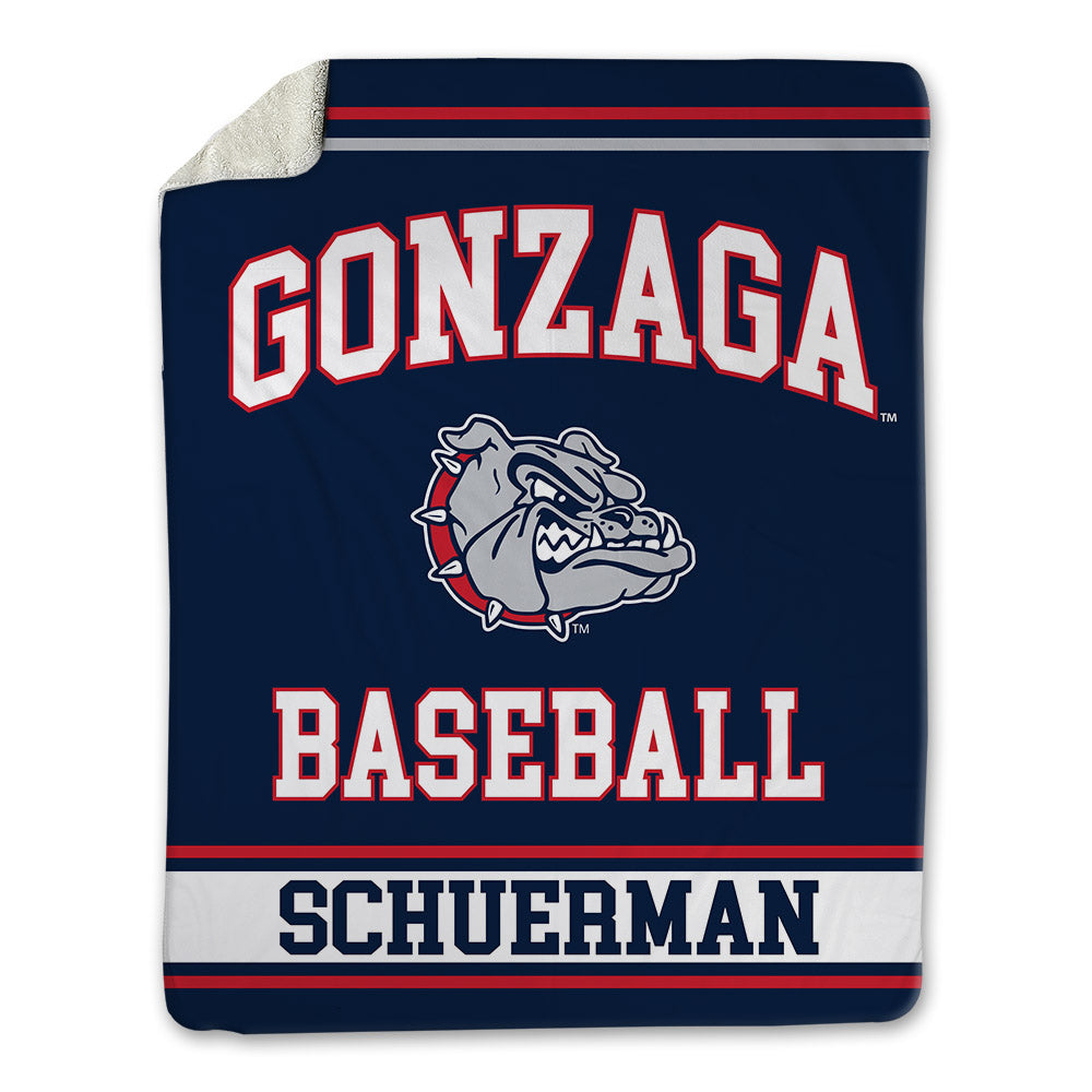 Gonzaga - NCAA Baseball : Rece Schuerman - Blanket-0