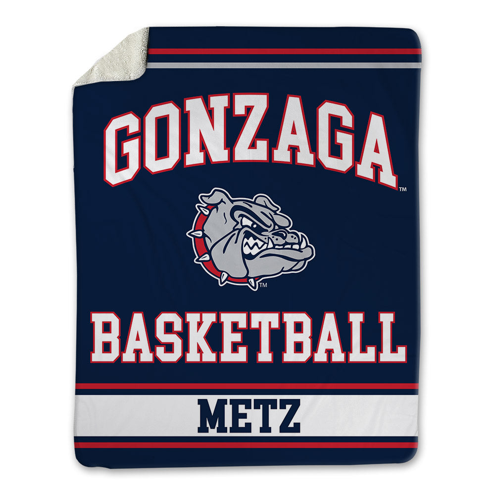 Gonzaga - NCAA Men's Basketball : Alonzo Metz - Blanket-0