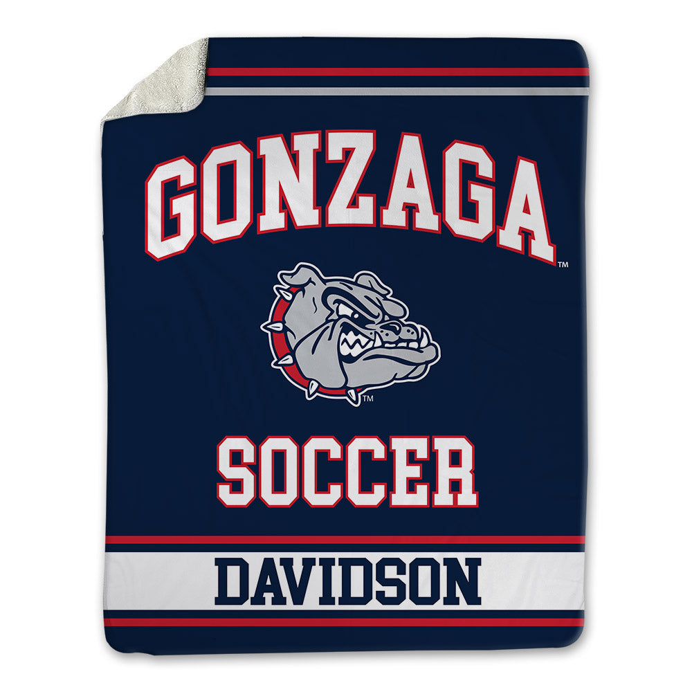 Gonzaga - NCAA Women's Soccer : piper davidson - Blanket-0