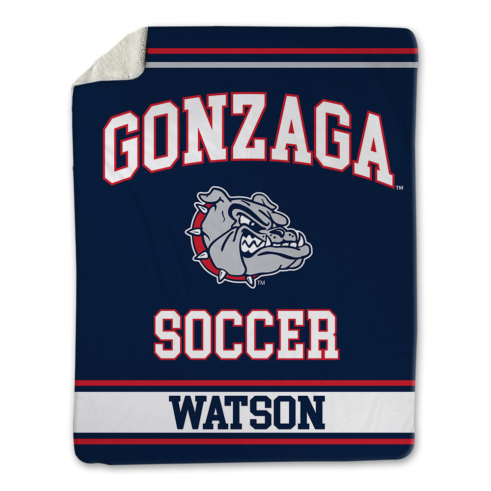 Gonzaga - NCAA Men's Soccer : Terry Watson - Blanket-0