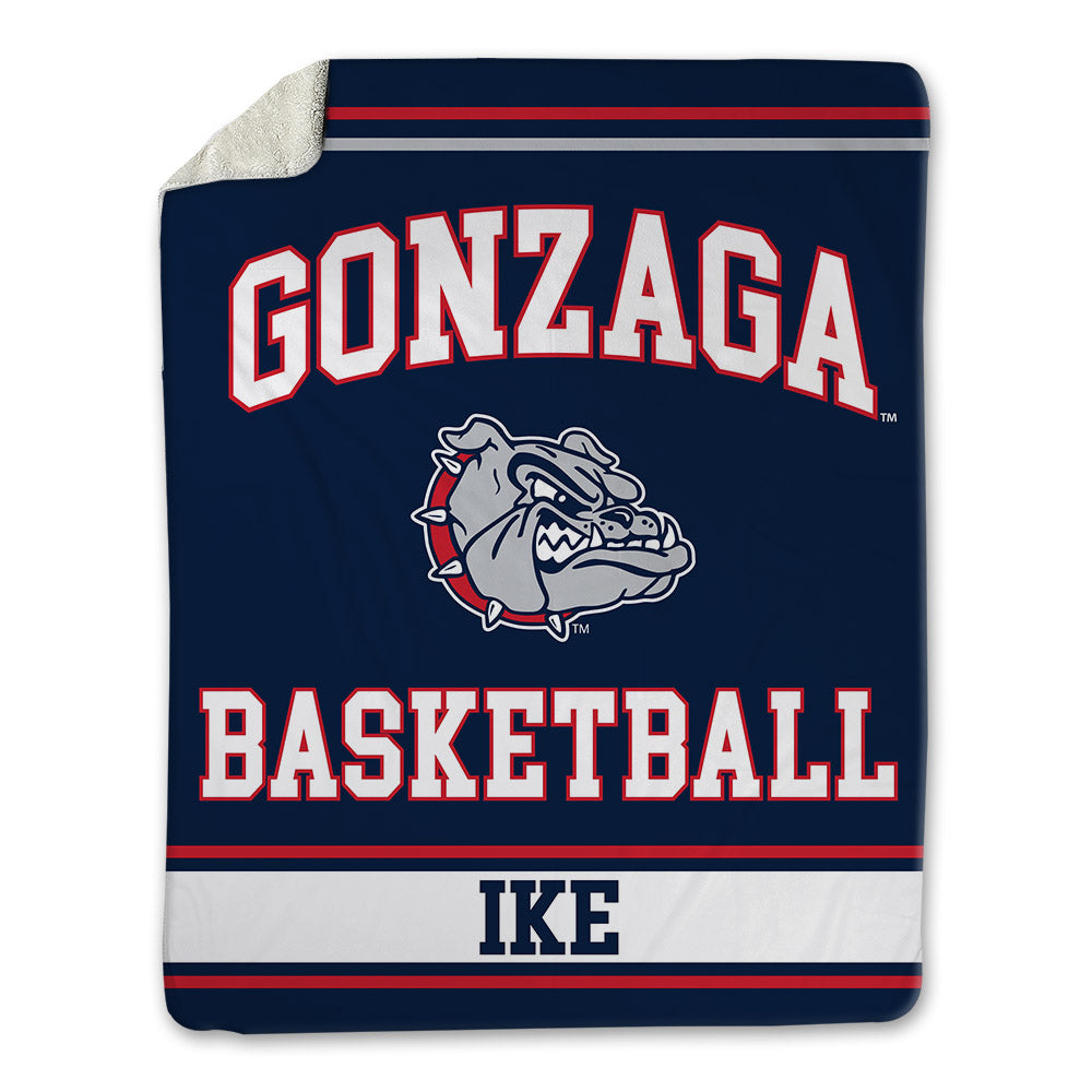 Gonzaga - NCAA Men's Basketball : Graham Ike - Blanket-0