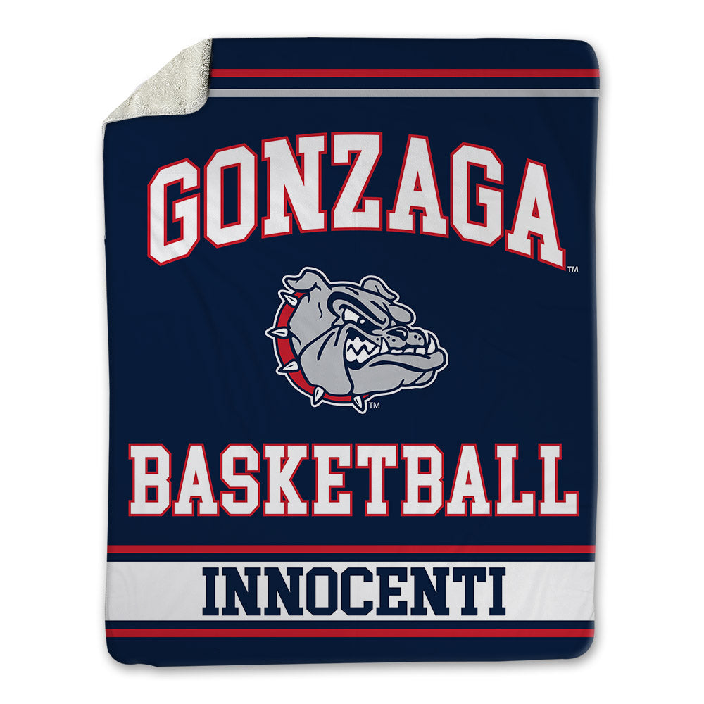 Gonzaga - NCAA Men's Basketball : Emmanuel Innocenti - Blanket-0