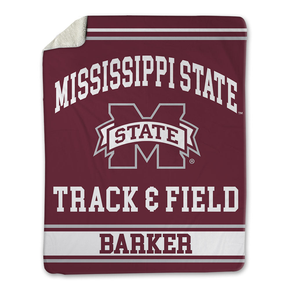 Mississippi State - NCAA Men's Track & Field : Christion Barker - Blanket-0