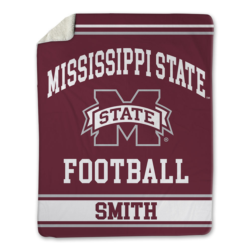 Mississippi State - NCAA Football : Brennan Smith - Blanket-0