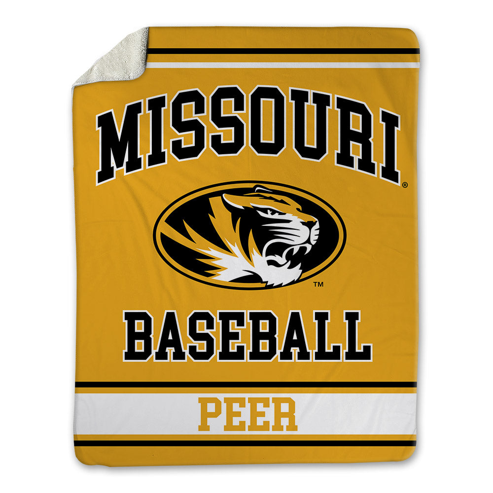 Missouri - NCAA Baseball : Kaden Peer - Blanket-0