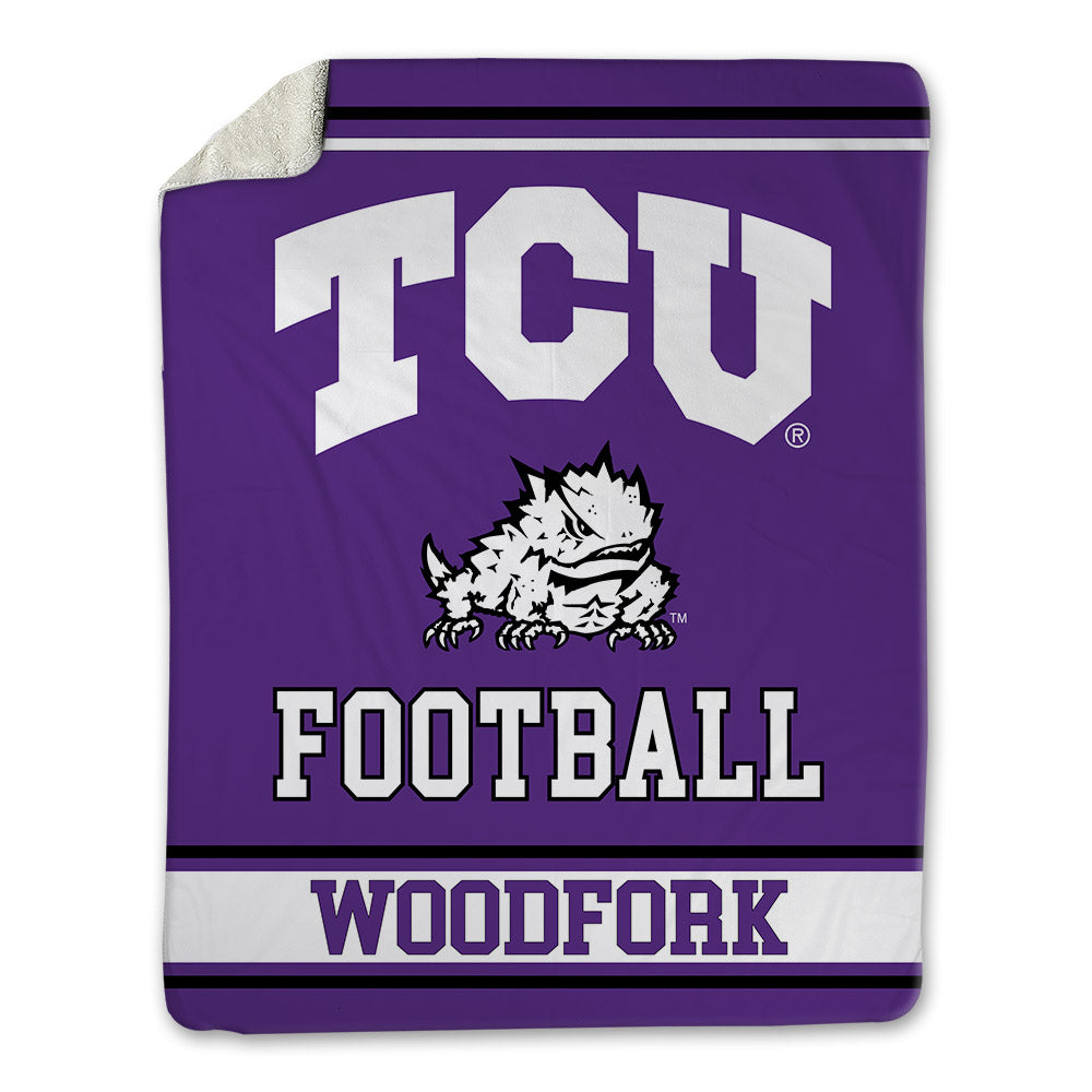 TCU - NCAA Football : Chad Woodfork - Blanket-0