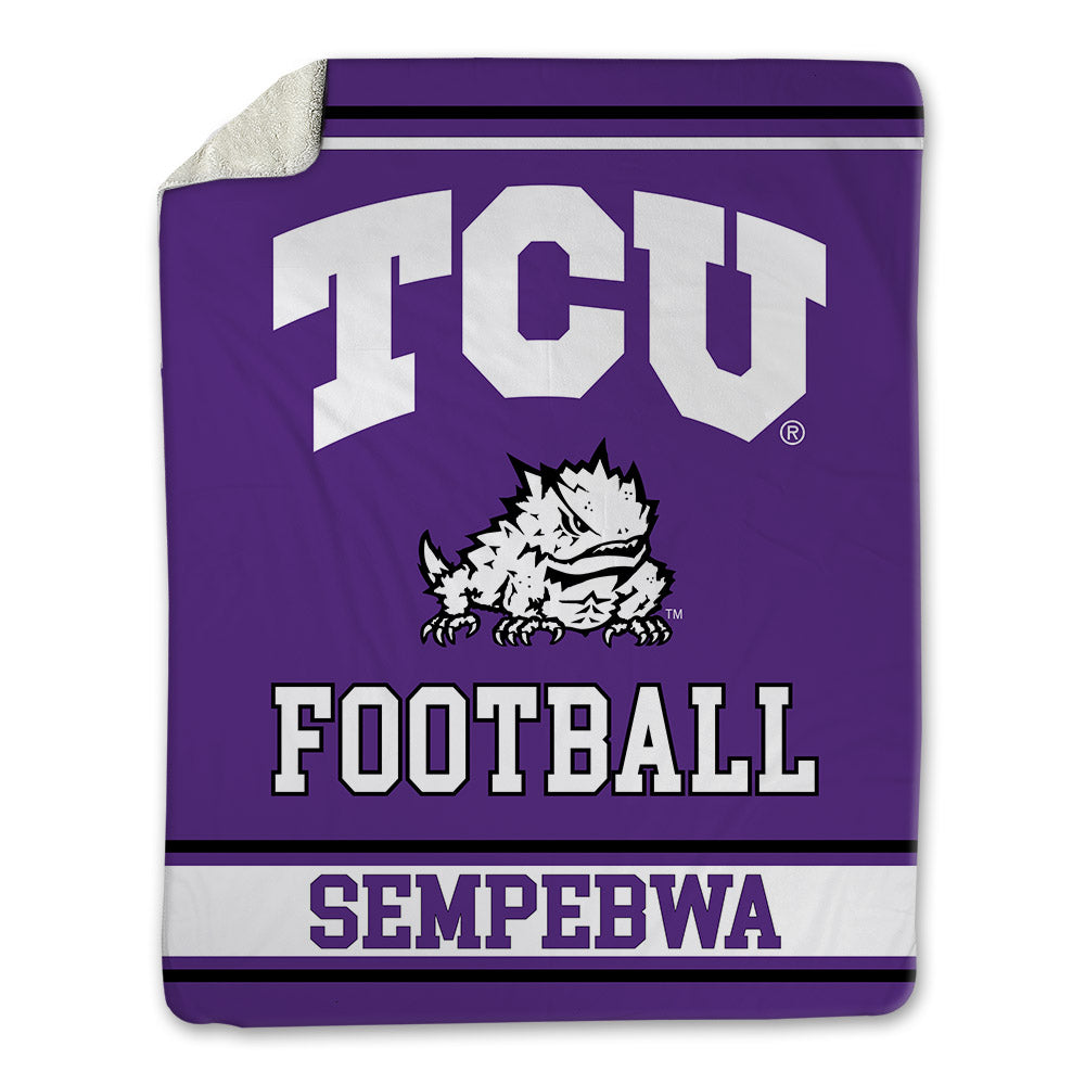 TCU - NCAA Football : Caleb Sempebwa - Blanket-0