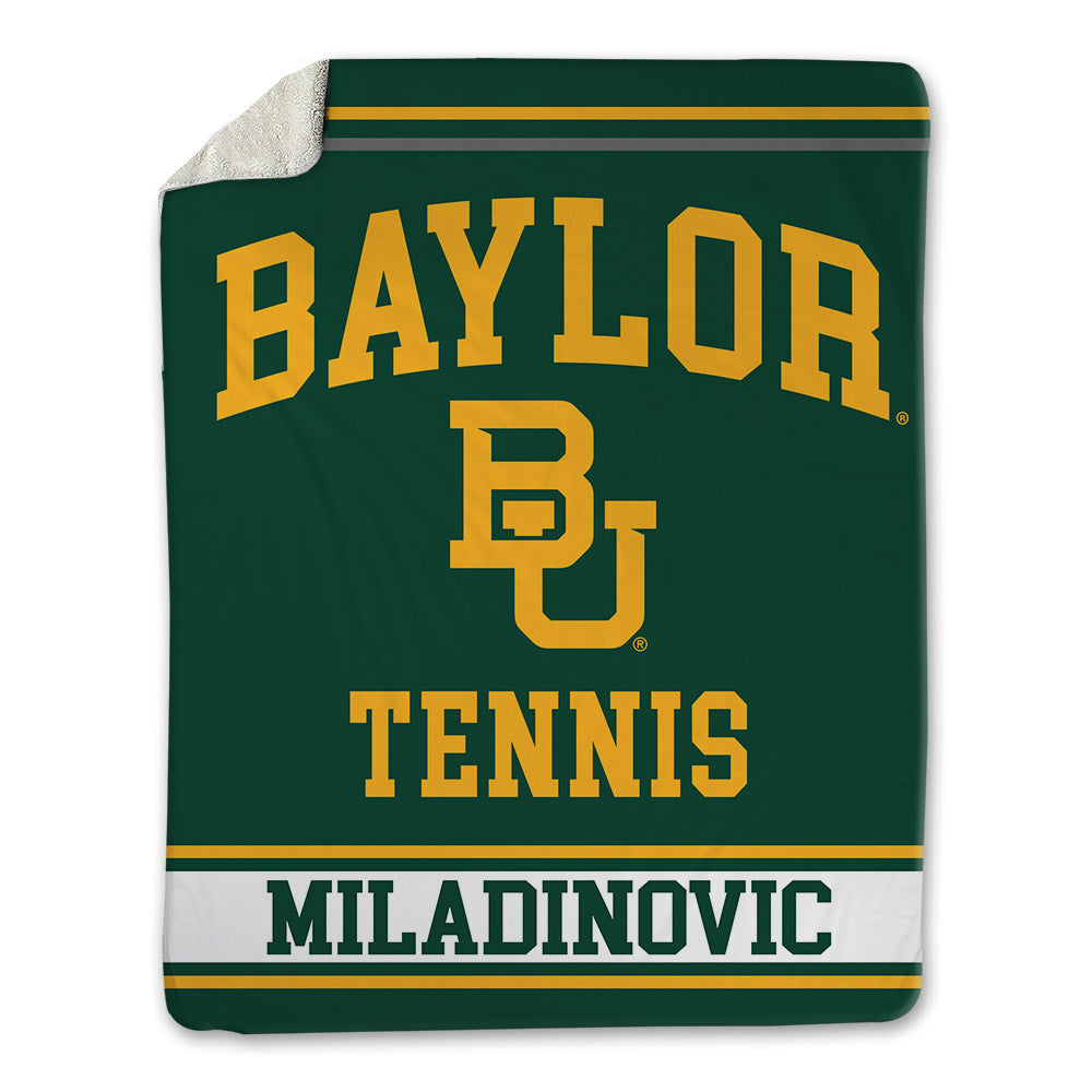 Baylor - NCAA Men's Tennis : Marko Miladinovic - Blanket-0