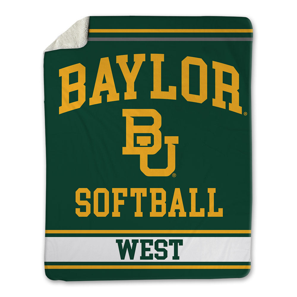 Baylor - NCAA Softball : Kaci West - Blanket-0
