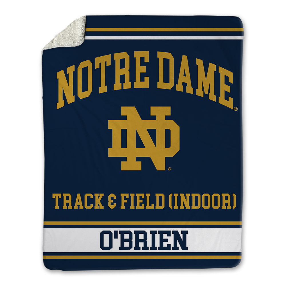 Notre Dame - NCAA Women's Track & Field : Jadin O'Brien - Blanket-0