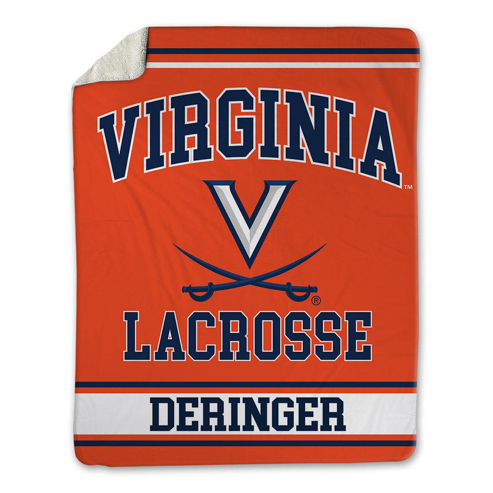 Virginia - NCAA Men's Lacrosse : Caulley Deringer - Blanket-0