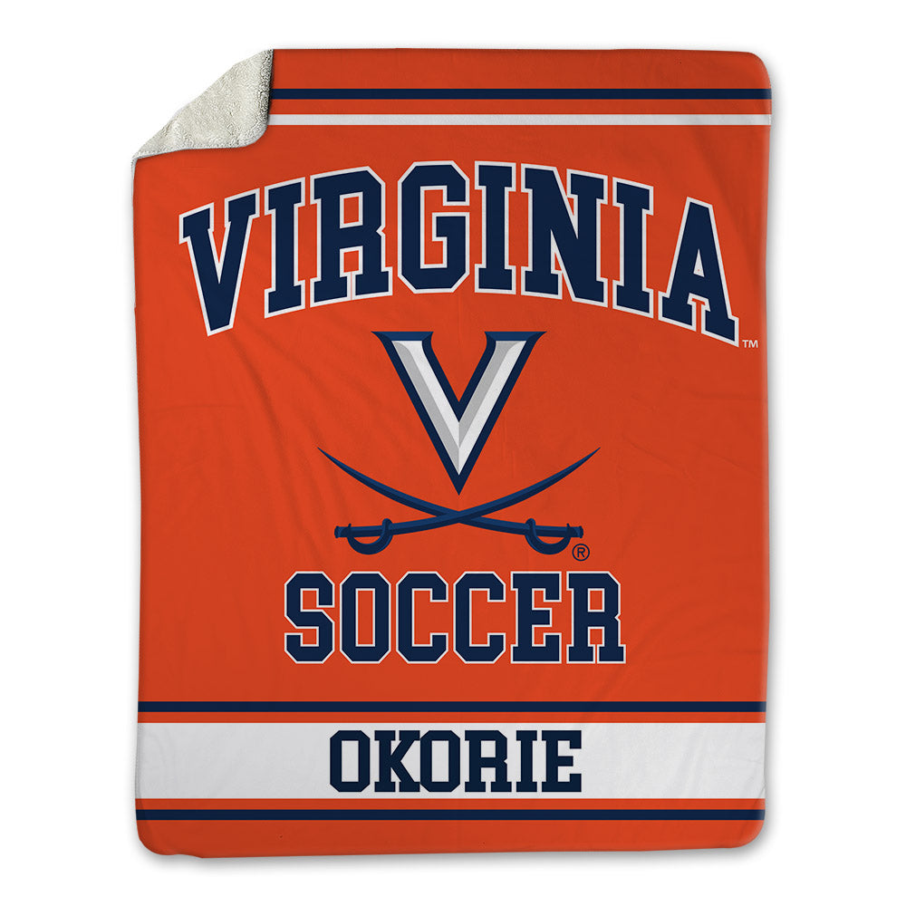 Virginia - NCAA Men's Soccer : David Okorie - Blanket-0