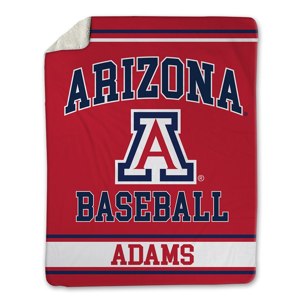 Arizona - NCAA Baseball : TJ Adams - Blanket-0