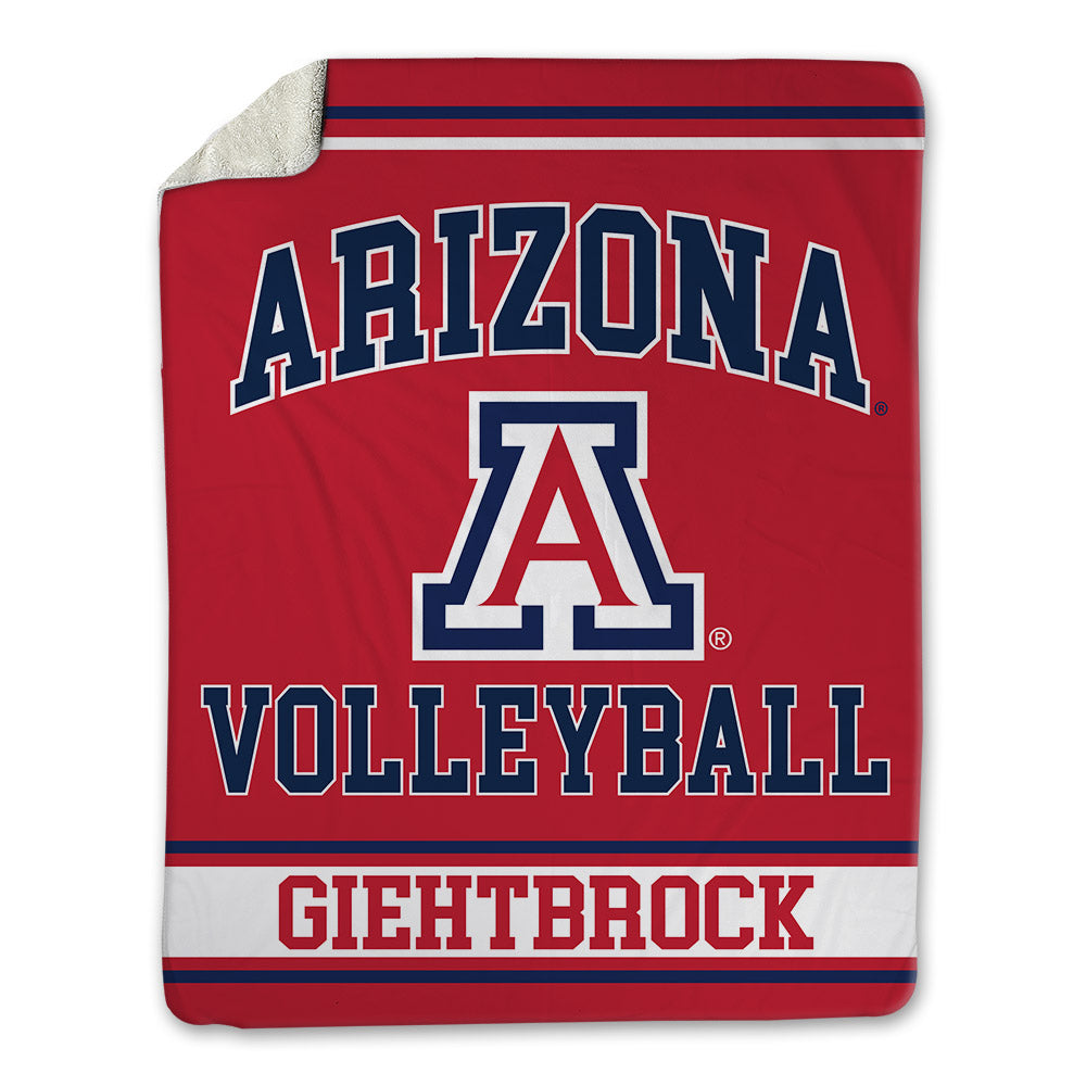 Arizona - NCAA Women's Volleyball : Chloe Giehtbrock - Blanket-0