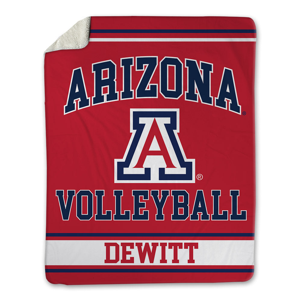 Arizona - NCAA Women's Volleyball : Amanda DeWitt - Blanket-0