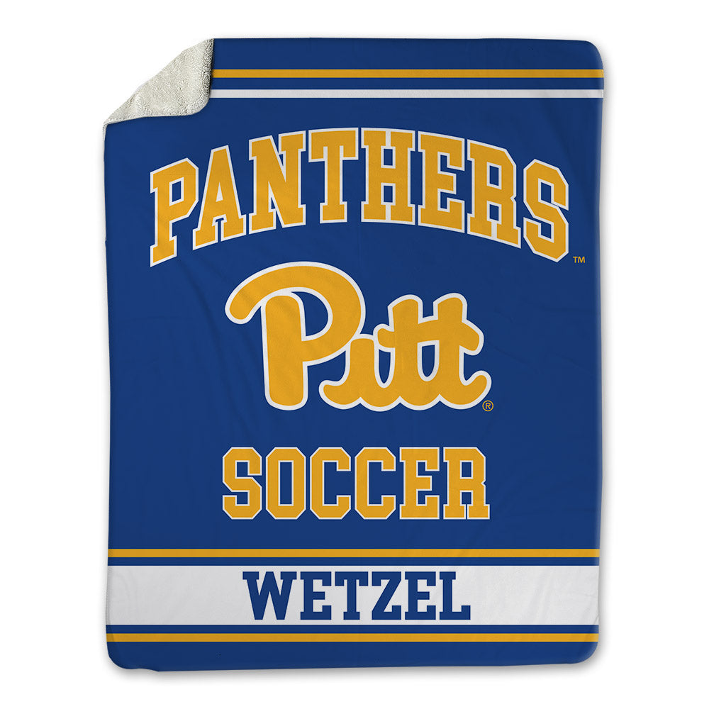 Pittsburgh - NCAA Men's Soccer : Gavin Wetzel - Blanket-0