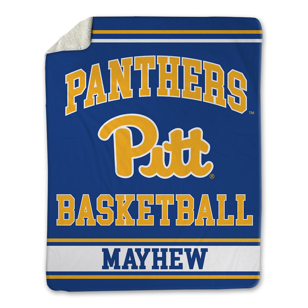 Pittsburgh - NCAA Men's Basketball : Benjamin Mayhew - Blanket-0