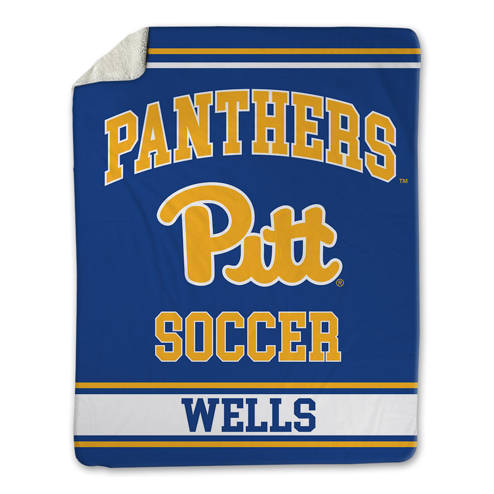 Pittsburgh - NCAA Women's Soccer : Lucia Wells - Blanket-0