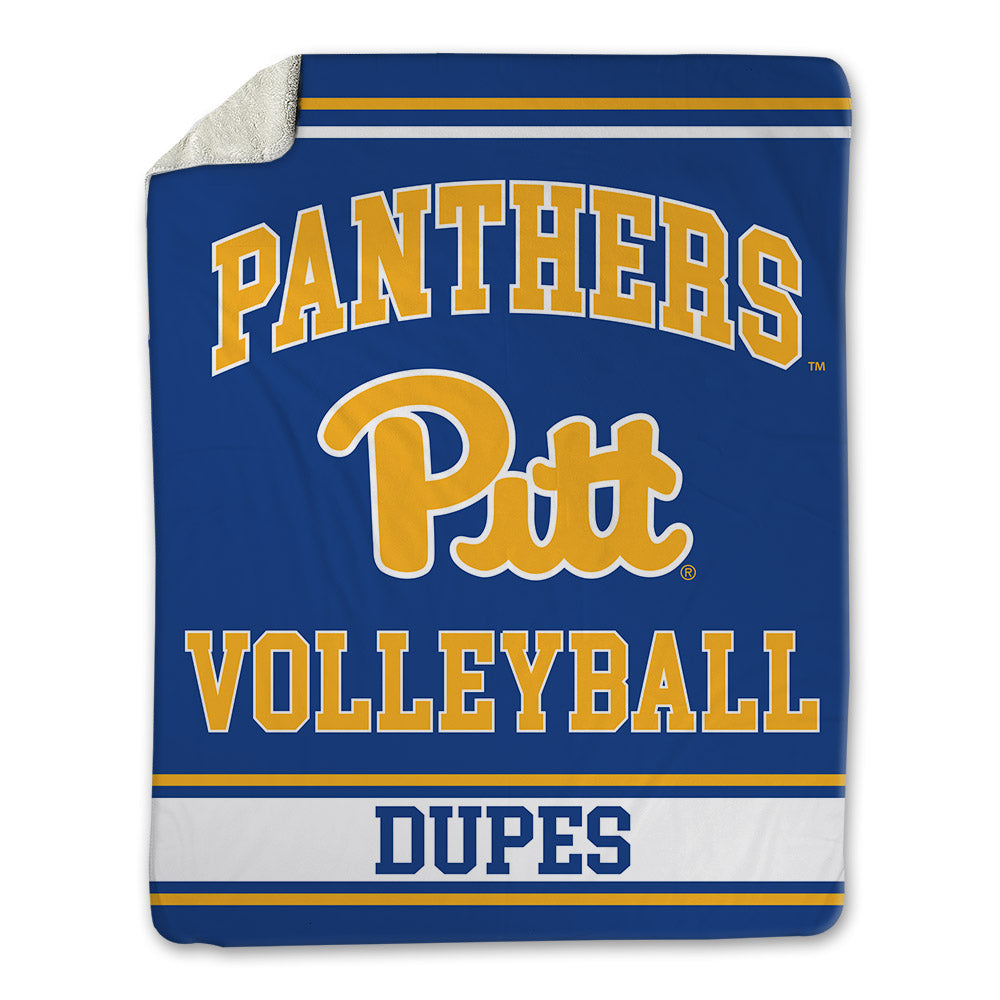 Pittsburgh - NCAA Women's Volleyball : Emery Dupes - Blanket-0