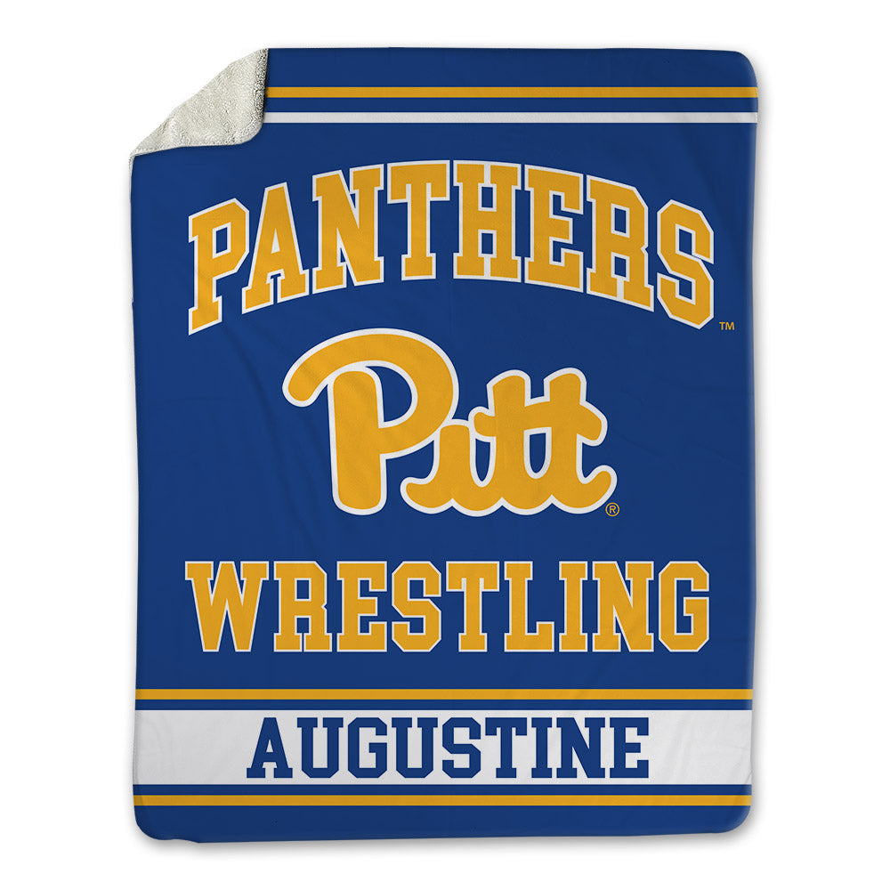 Pittsburgh - NCAA Wrestling : Luca Augustine - Blanket-0