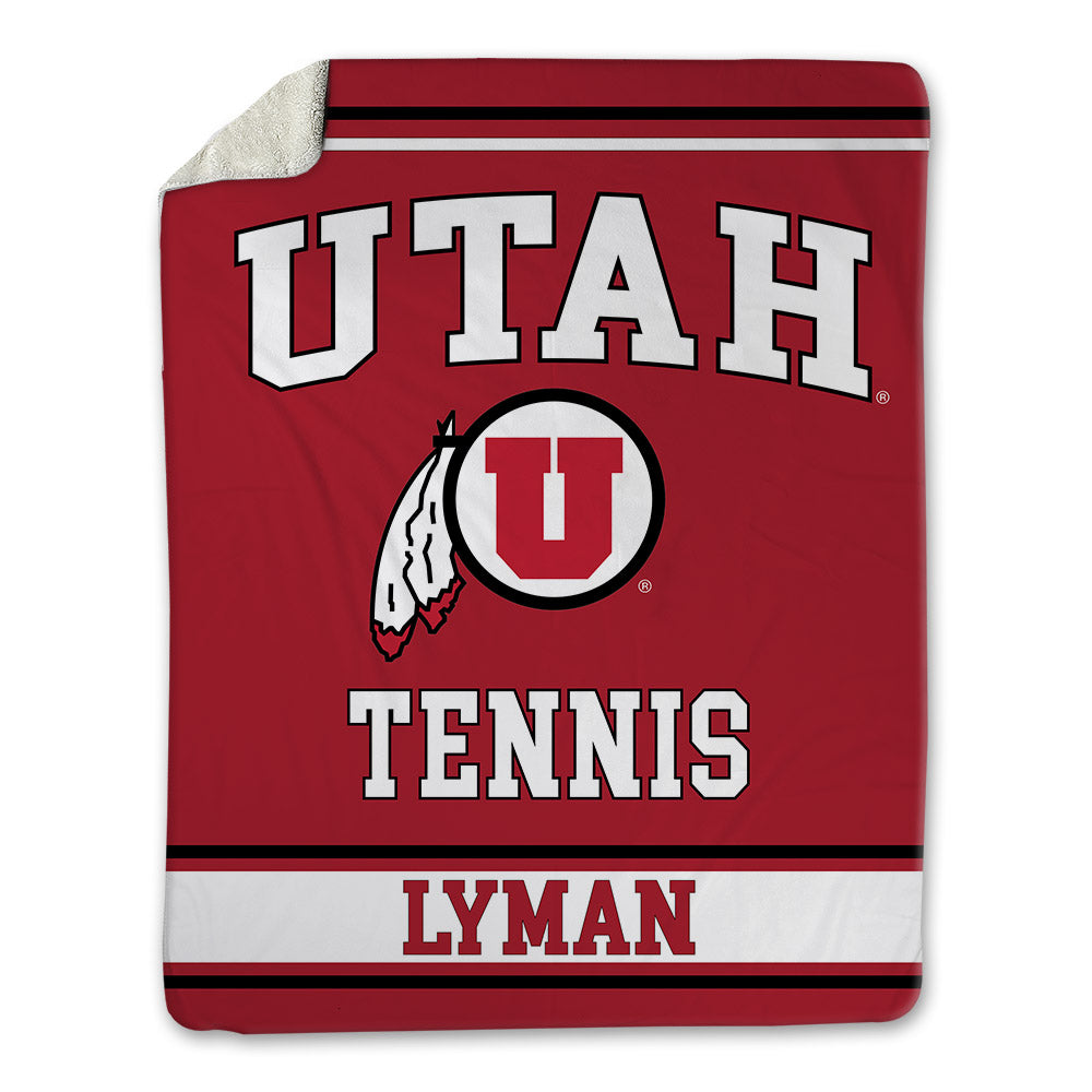 Utah - NCAA Women's Tennis : Katherine Lyman - Blanket-0