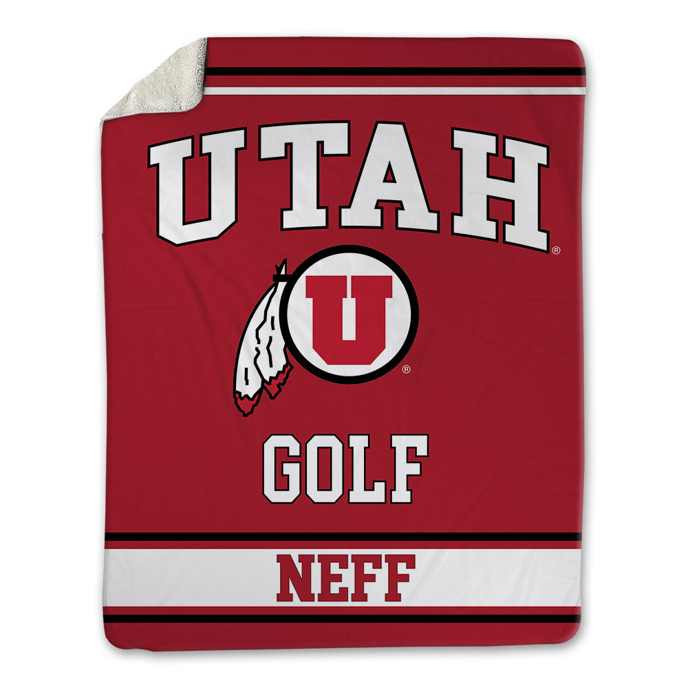 Utah - NCAA Men's Golf : Zack Neff - Blanket-0