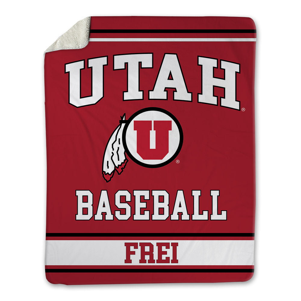 Utah - NCAA Baseball : Landon Frei - Blanket-0