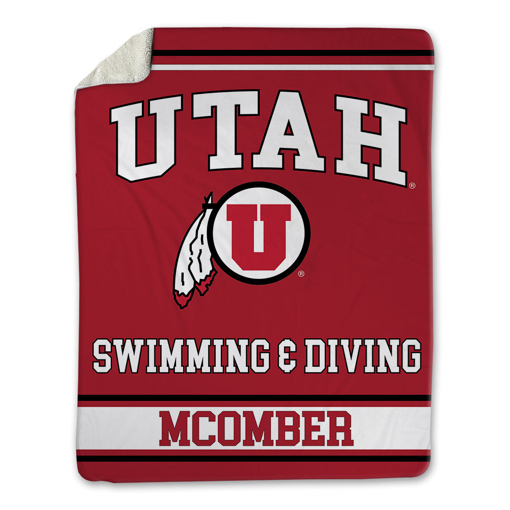 Utah - NCAA Men's Swimming & Diving : Parker McOmber - Blanket-0
