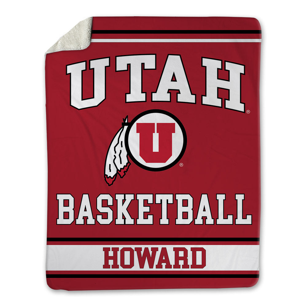 Utah - NCAA Men's Basketball : Jahki Howard - Blanket-0