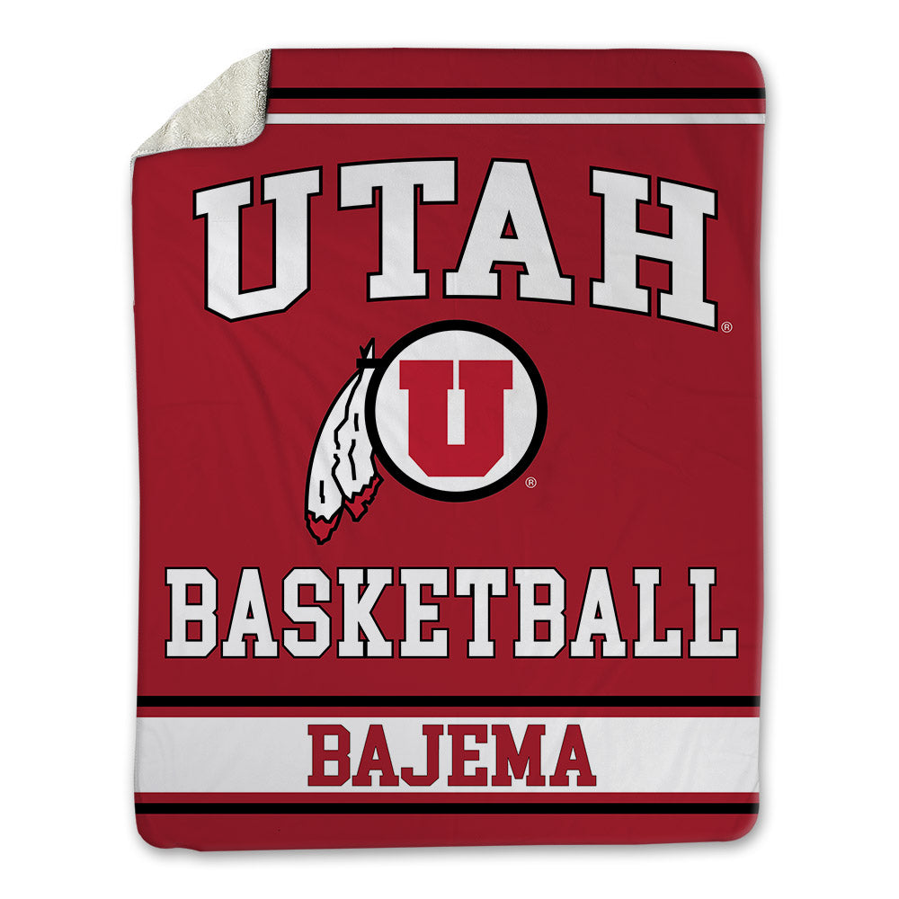 Utah - NCAA Men's Basketball : Cole Bajema - Blanket-0