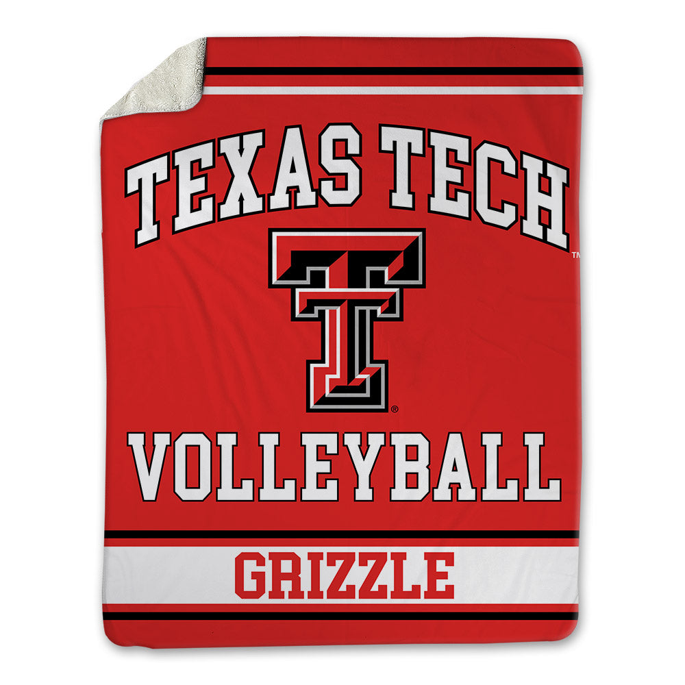 Texas Tech - NCAA Women's Volleyball : Sierra Grizzle - Blanket-0
