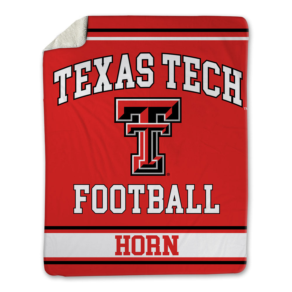Texas Tech - NCAA Football : Maurion Horn - Blanket-0