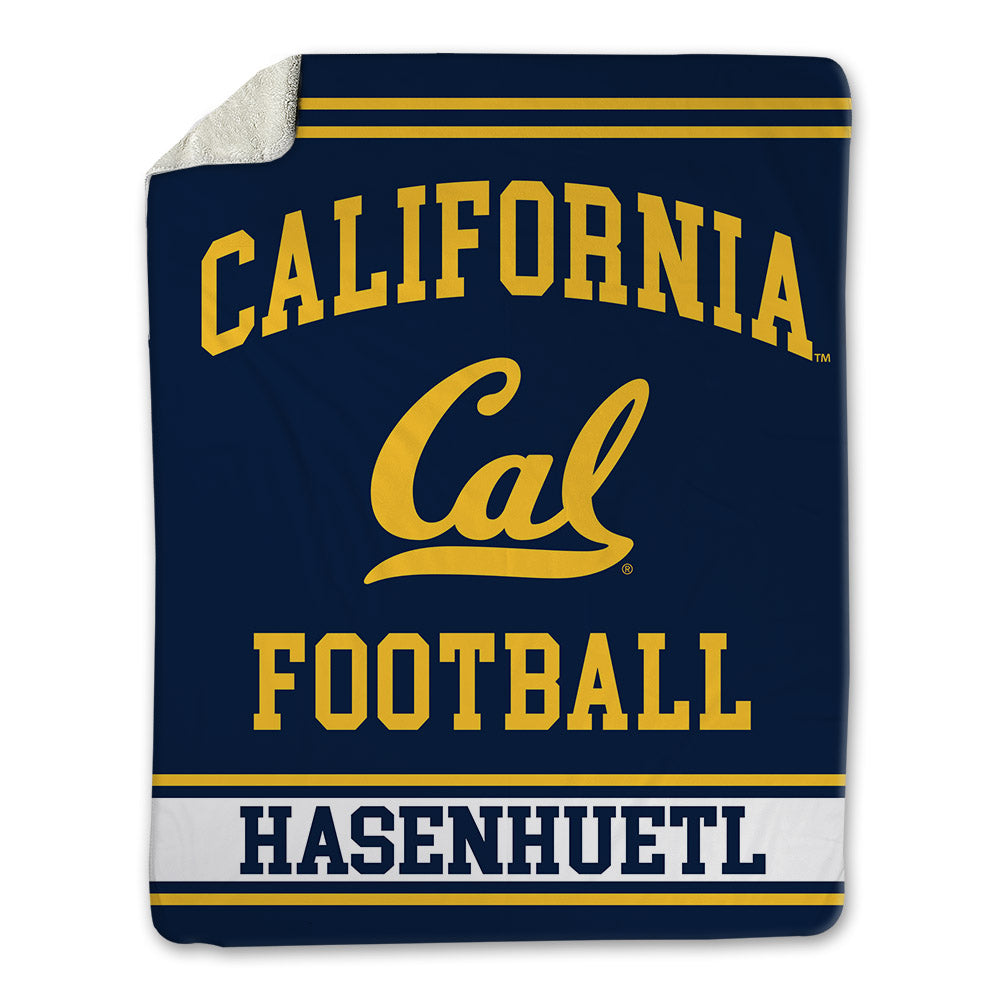 UC Berkeley - NCAA Football : Justin Hasenhuetl - Blanket-0