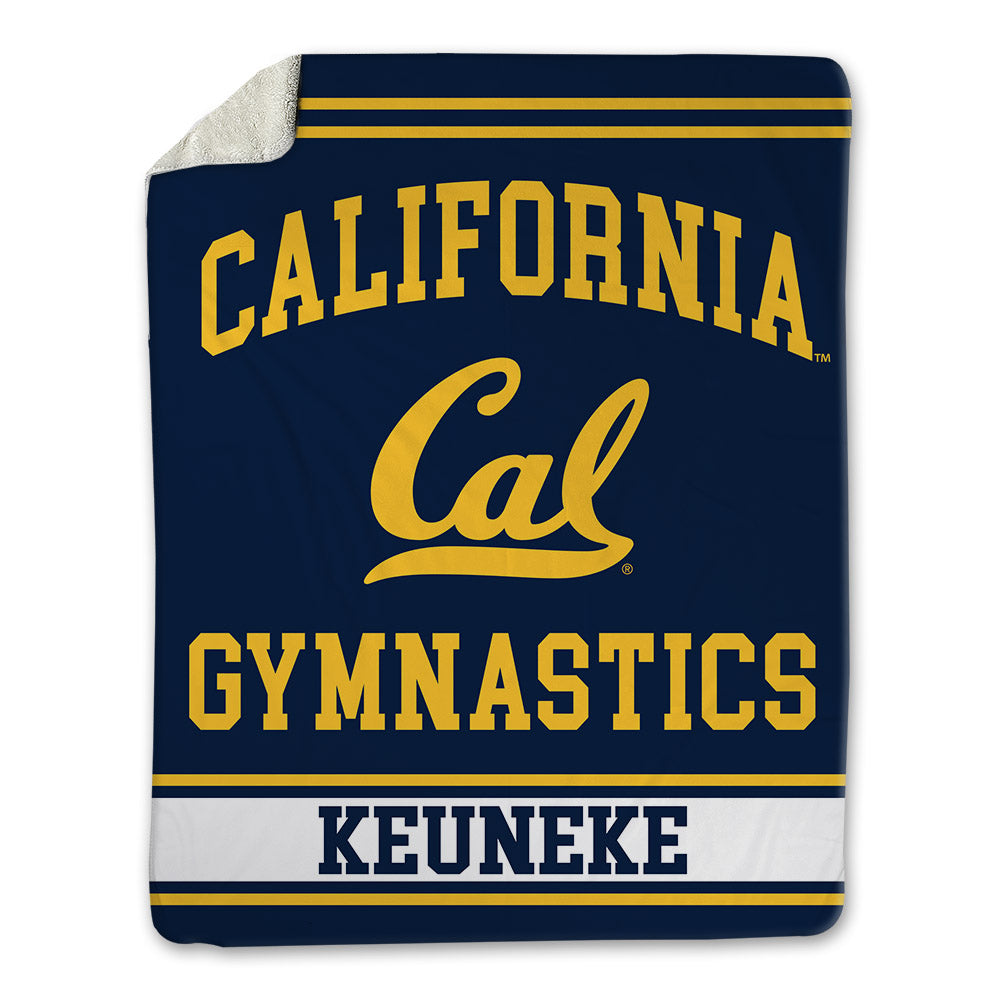 UC Berkeley - NCAA Women's Gymnastics : CJ Keuneke - Blanket-0