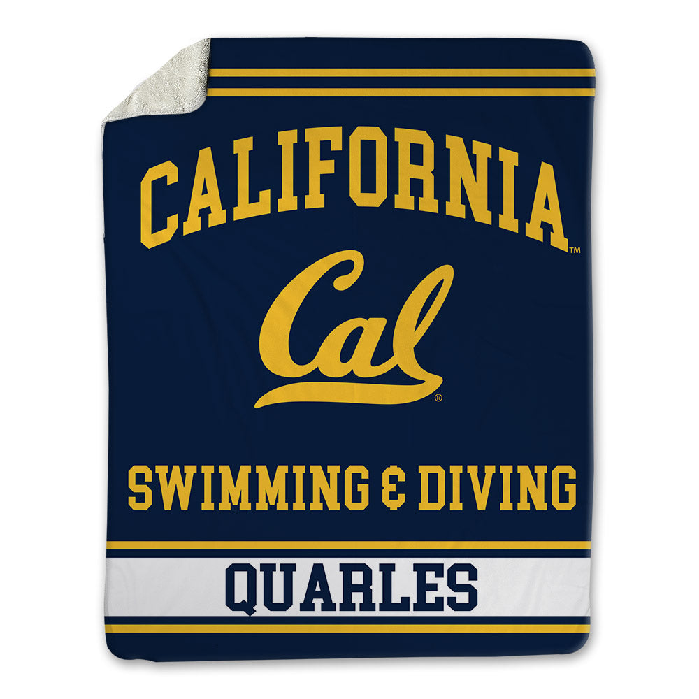 UC Berkeley - NCAA Men's Swimming & Diving : Samuel Quarles - Blanket-0