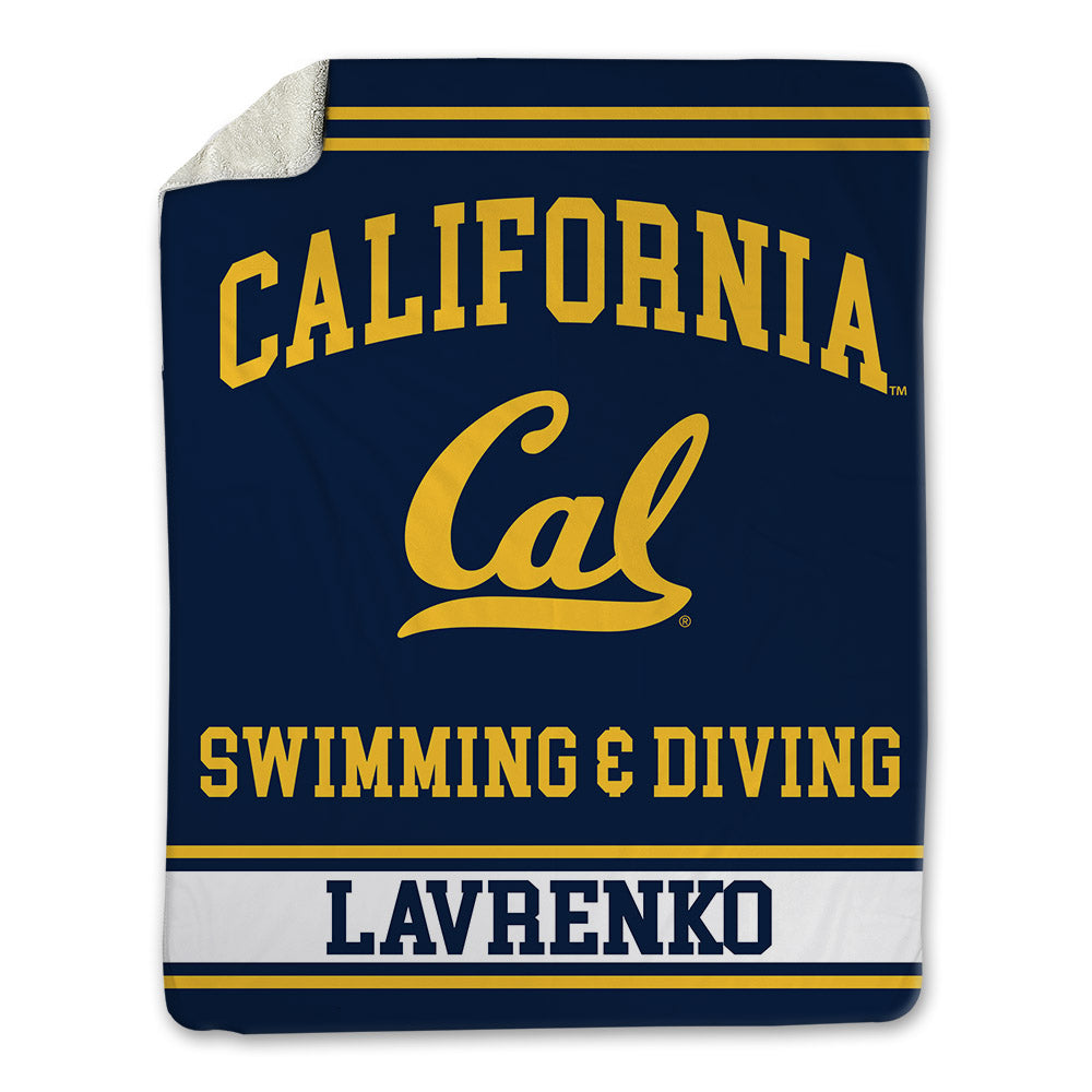 UC Berkeley - NCAA Men's Swimming & Diving : Dar Lavrenko - Blanket-0